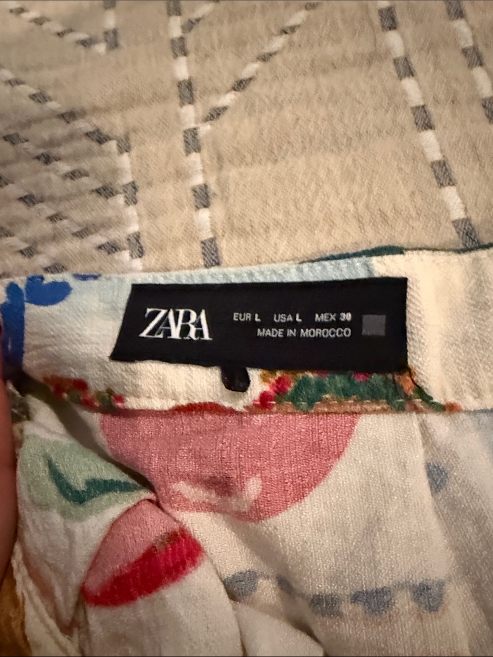 Zara Printed Cape Skirt - Picture 5 of 5